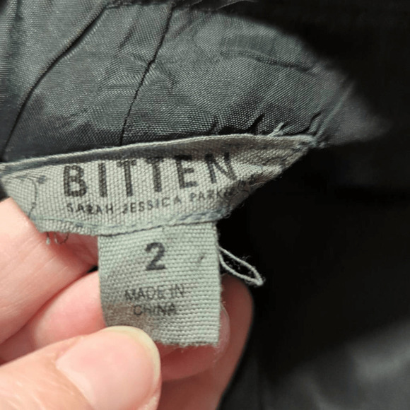 Bitten SJP Dress Woman's Size 2 Black Fit & Flare LBD Sleeveless Lined HOCO - Picture 10 of 16